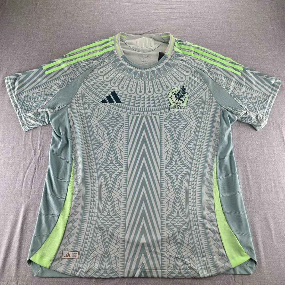 Adidas Mexico 2024 Away Soccer Authentic Jersey Football Men Size 2XL IP6385 NWT